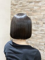 ココカラヘアー ニコ(cococara hair nico)&nbsp;内巻きボブ/赤みなし/アッシュオリーブ