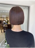 ミニボブ×ショコラブラウン