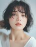 《高リピ率》透明感カラー+超音波×[髪質別]プレミアムトリートメント
