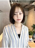 王道ボブスタイル/ミディアム/大人ボブ/