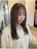 柔らかレイヤー×ブリーチなしミルクティー