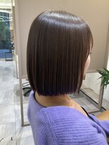 クク(coucou)&nbsp;透明感シアカラー×ぱつんとボブ