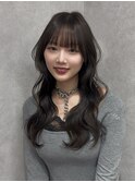 韓国ウェーブヘア前髪カットレイヤーカット髪質改善銀座