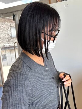 ソレス(so.lace) 黒髪×ぱつんとボブ