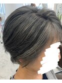 ショート×グレー