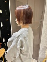 クエ(QUE) 切りっぱなしボブ/インナーカラー/20代30代40代/横浜