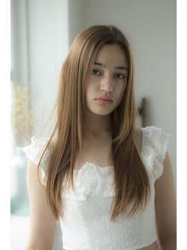 ミエル ヘア 新宿(miel hair) トステア韓国風ストレート+ハホニコトリートメント