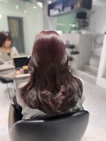 ルモ(Lumo)&nbsp;【MIHO】ピンクラベンダー×セミロング