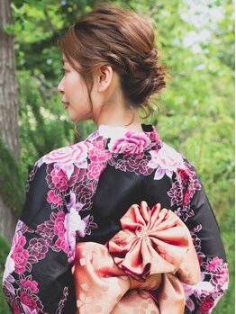 エクリボンヌ(equri bonne)の写真/【目黒駅東口徒歩3分】駅チカ利便性◎納涼祭.花火大会等.浴衣着付けで思い出に残る夏のイベントもお任せ！