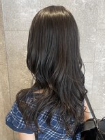 ピークアブー 原宿ハラカド(PEEK-A-BOO)&nbsp;姫カットレイヤーロングミディアムハッシュカット黒髪