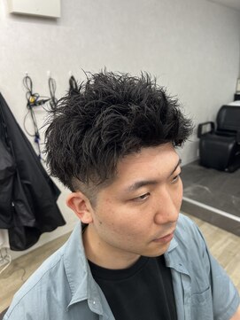スウェル 津田沼店(Swell) スパイキー×ピンパーマ[津田沼駅/Men's/メンズカット/パーマ]