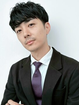 ロンドオム 池袋(Lond Homme) men's/メンズ/メンズカット/髪質改善/縮毛矯正/ブルーブラック