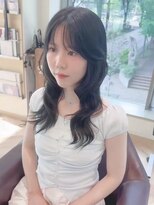 ファースト 仙台店(first) ハッシュカット×ブルーグレー