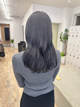 セイドット リー(Say. Ree) Say.ロングレイヤーアッシュブラックオリーブグレー暗めカラー