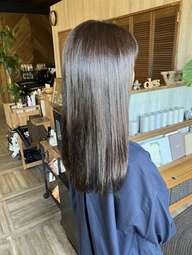 ヘアードレスビュー(hair dress V.I.E.W) ロング×寒色ブラウン