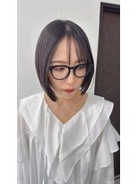 コディー(CODY)&nbsp;ミディアムヘア暗めカラー/デザインカラー/フェイスフレーミング