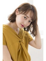 ロッコ(ROCCO)&nbsp;大人かわいい☆切りっぱなし×ゆるふわミディボブ[八王子]