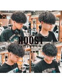 MEN’S HAIR/波巻ツイストスパイラル/フェザーパーマ/眉毛/渋谷