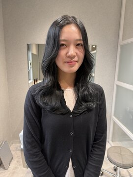 【柚衣】透明感ネイビーオリーブカラー