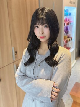 バイエイト(X８) ◎ダークグレージュ/巻き髪