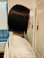 エスク オブ ヘアー(SQ of hair)&nbsp;ぷつっとボブ×ダークグレー