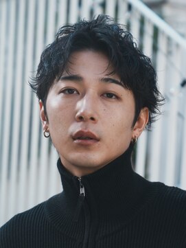 レタッチ バイ フィフス 銀座(RETOUCH by fifth) 新橋ルーズショートルーズパーマスパイキーショート刈り上げ銀座