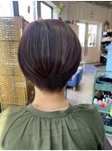 大人女性の暗めカラー×ツヤ感重視の髪質改善トリートメント