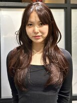 エストアール フクオカ 福岡博多店(est-r. Fukuoka)&nbsp;ボルドーブラウン/ロングレイヤー/フェイスレイヤー/博多