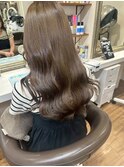 髪質改善カラー２０代ロング