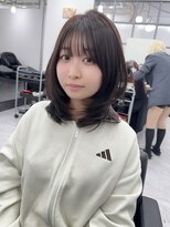 ミニョン(Mi9non)&nbsp;セミハッシュカット/顔周りカット/前髪/イメチェン