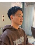 【癖毛を活かす】メンズショート×ワックス仕上げ