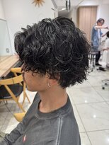 アッシュ 下丸子店(Ash)&nbsp;サーフカールセンターパート波巻きツイストスパイラル無造作