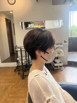 グート ヘアーメイク(gut HAIR MAKE)&nbsp;マッシュショート ショートヘア 暖色カラー