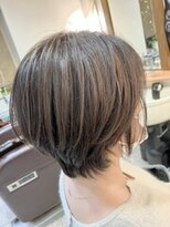 ナゴミノヒトトキ(NAGOMI NO HiTOTOKi) 前下がり大人ショート【オリーブベージュ】 30代40代50代