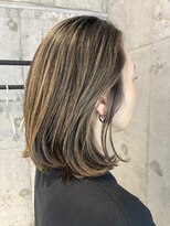 プラスシー(+C)&nbsp;大人の素敵な地毛にハイライト！福岡ハイライト/福岡白髪ぼかし