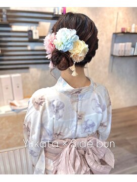 ノエ(Noe) 浴衣着付け×サイド団子ヘア