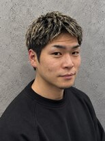 フジヤマバーバーショップ アジト(FUJIYAMA BARBER SHOP ajito)&nbsp;メンズマッシュ×ハイライト メンズ/明石/西明石/大久保