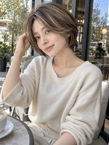 ユイマァル 岡山(YUIMARL)&nbsp;岡山30代40代★大人ハイライト★レイヤーショート★白髪ぼかし★