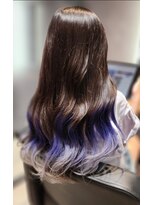 アロッタ 池袋(alotta)&nbsp;パープル×ホワイトシルバーのグラデーションカラー