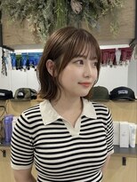 チオ(Chio)&nbsp;【富山】ブラウンカラー抜け感くびれショートボブ