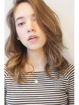 ネオリーブアイム 横浜西口店(Neolive aim) Neolive aim ハイライトたっぷりのジンジャーカラー