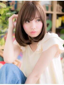 カバーヘア イヴ 戸頭店(COVER HAIR EVE) *+COVER HAIR+*…柔らか‥重めスタイルボブデイa