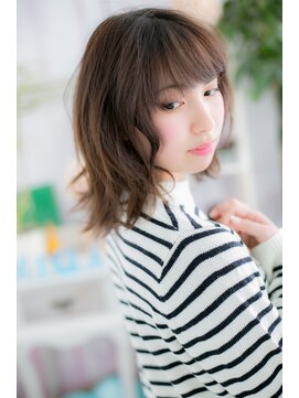 ミック 日暮里店(miq) くせ毛風カールのラフミディb