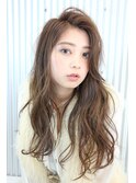 emue京都◯くすみカラー大人かわいいレイヤーロング◯中島
