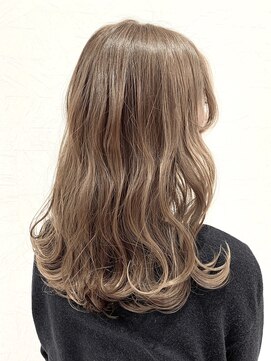 ジェービーヘア 稲毛(jb hair) ローライト厚めバングのデザインカラーミディアム 【稲毛】