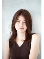 シェルベアー 銀座四丁目(Shell Bear)&nbsp;ナチュラルミディアム×艶髪×大人ミディアム 20代30代40代