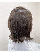 トゥエンティ(twenty)&nbsp;切りっぱなしアッシュベージュ