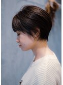 大人な雰囲気を感じるショートボブ