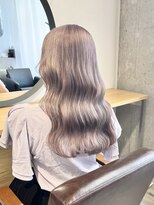 ピア ヘアーデザイン プレミアム(Pia hair design premium) ラベンダーベージュ　ハイトーンカラー