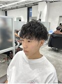 トレンドパーマ　波巻きツイストスパイラル